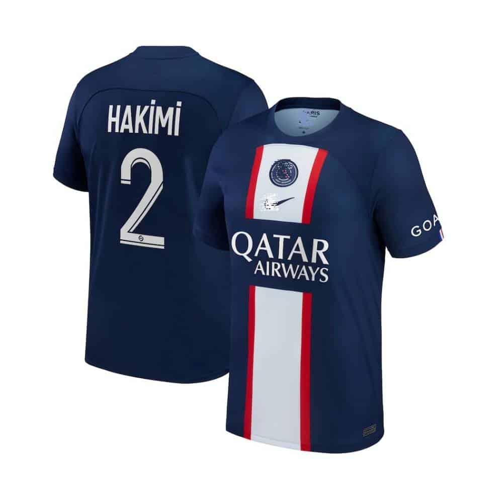 Camiseta PSG HAKIMI 2023 ✓ Camisetas de Fútbol