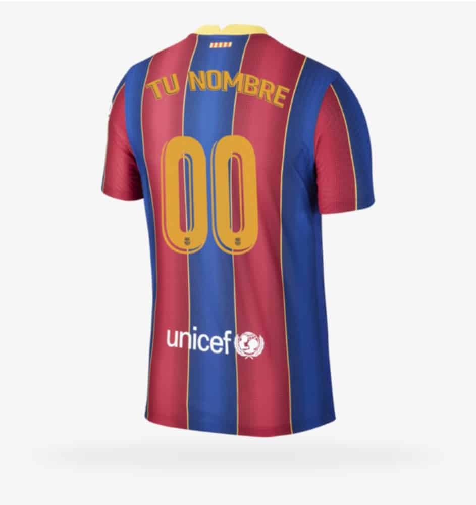 Camiseta Barcelona Personalizada 2020/2021 ✓Web Nº1 Camisetas Fútbol