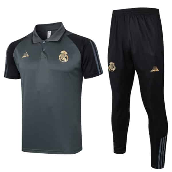 polo real madrid gris 2024