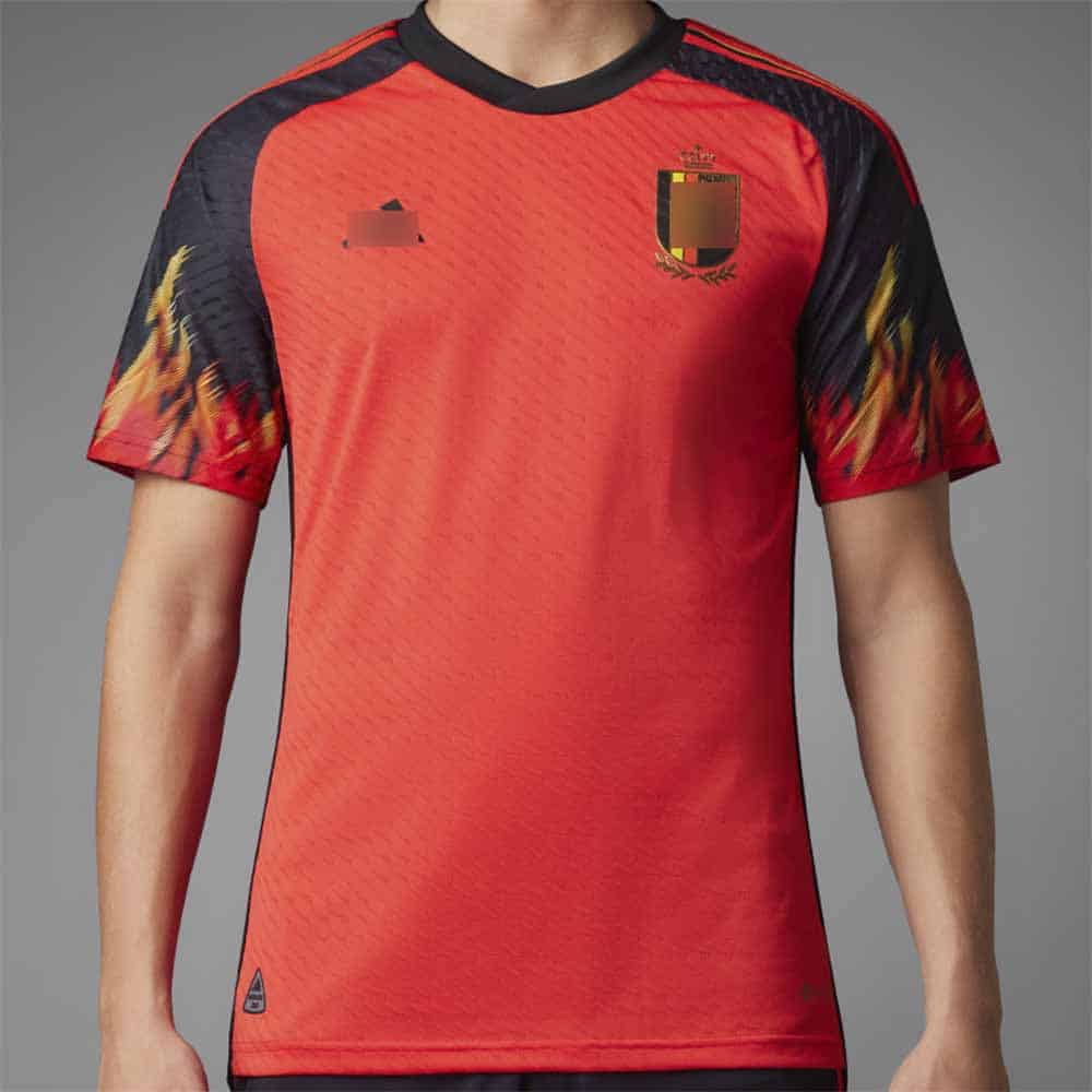 camiseta belgica 2023 local roja mundial barata
