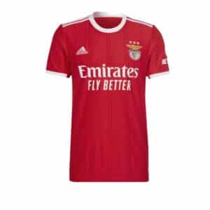 camiseta benfica 2023 local roja frontal barata