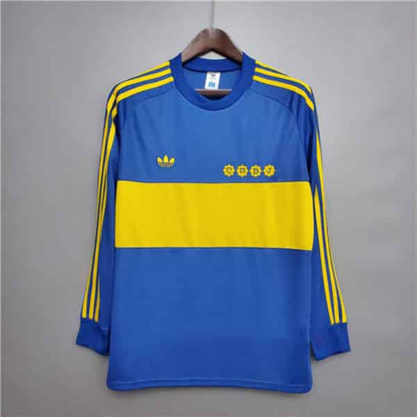 camiseta boca manga larga 1981