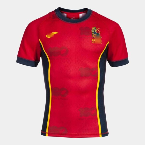 camiseta españa rugby 2023 local roja barata