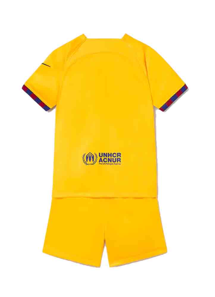 camiseta niño barcelona 2023 tercera barata detalle