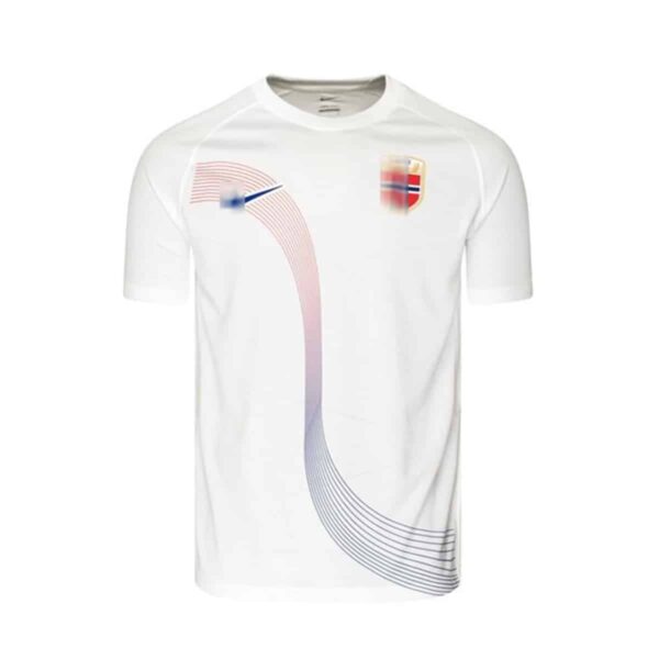camiseta blanca noruega 2022