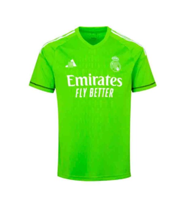 camiseta portero real madrid 2024 local verde frontal barata