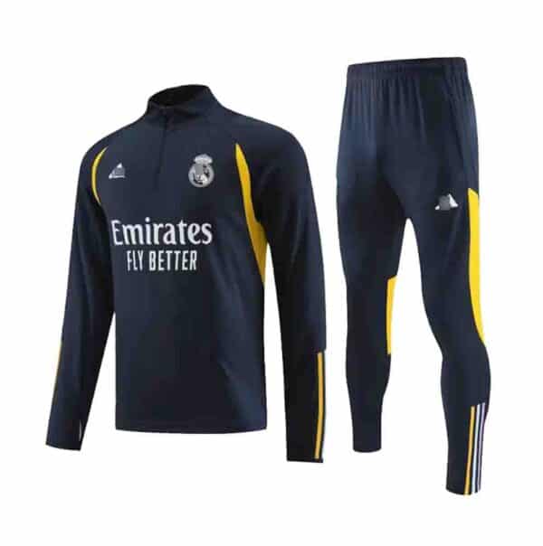chandal real madrid 2024 negro frontal barato