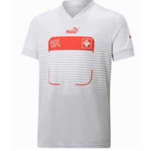 camiseta suiza 2022 visitante blanca frontal barata