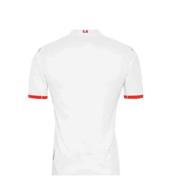 camiseta tunez 2022 visitante blanca de espaldas barata