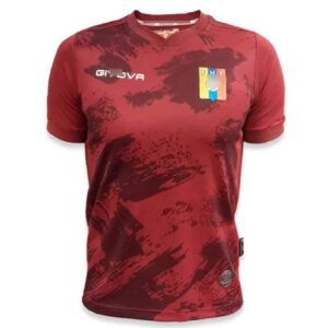 camiseta venezuela 2022 local roja frontal barata