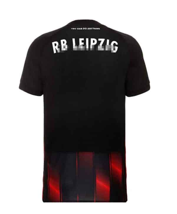 camiseta leipzig 2023 alternativa negra de espaldas barata