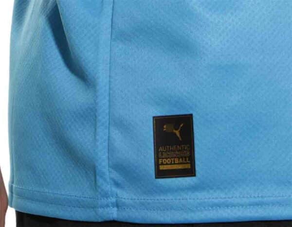 camiseta marsella 2023 alternativa azul detalles barata