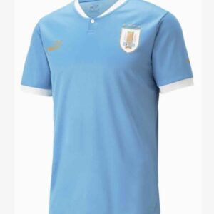 camiseta uruguay 2022 local azul frontal barata