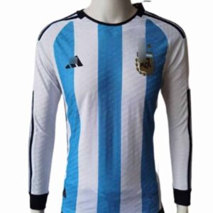 camiseta manga larga argentina 2023 local frontal barata