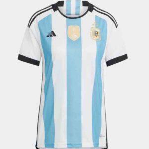 camiseta mujer argentina 2022 local blanca frontal barata