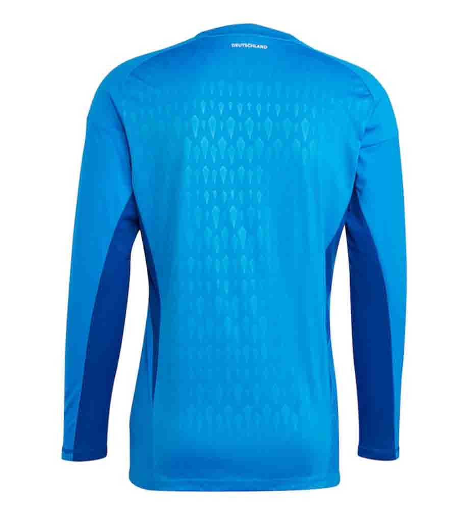 camiseta portero manga larga alemania 2023 azul de espaldas barata
