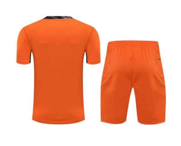 camiseta portero real madrid 2023 naranja de espaldas barata