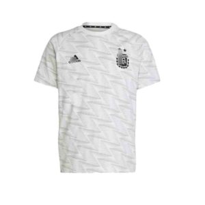 camiseta pre partido argentina 2022 blanca frontal barata