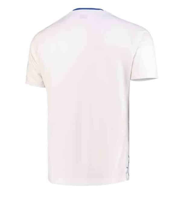 camiseta pre partido everton 2023 blanca de espaldas barata