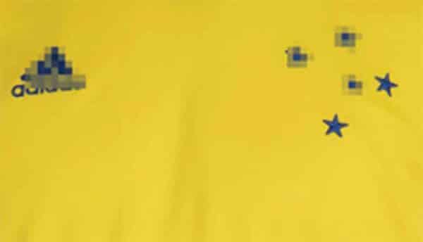 camiseta cruzeiro 2023 alternativa amarilla frontal detalles barato