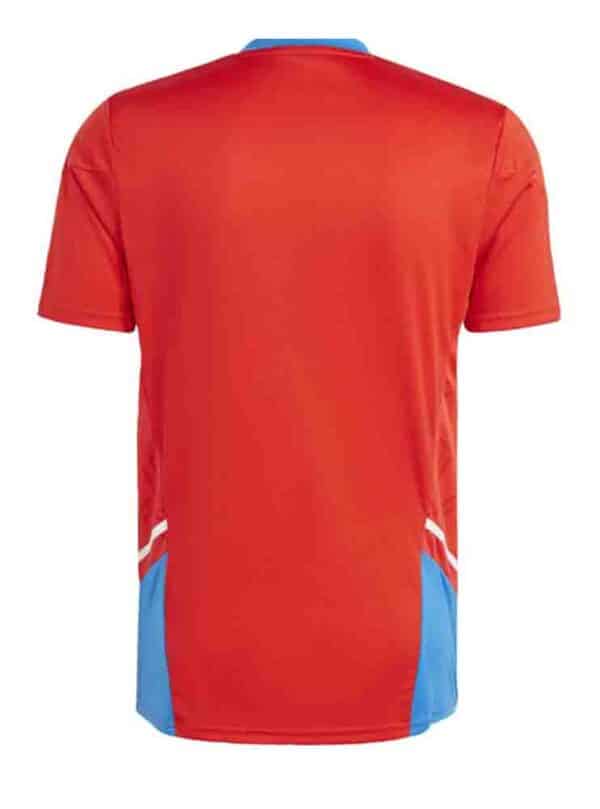 camiseta entrenamiento bayern 2023 rojo de espaldas barata