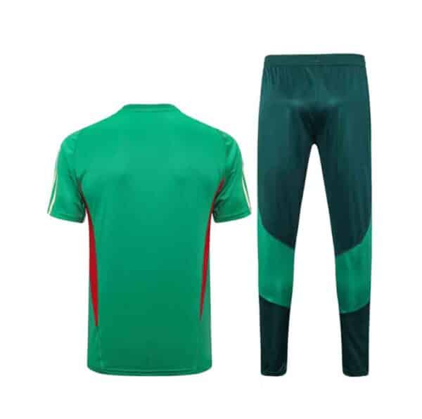 camiseta entrenamiento mexico 2024 verde de espaldas barata