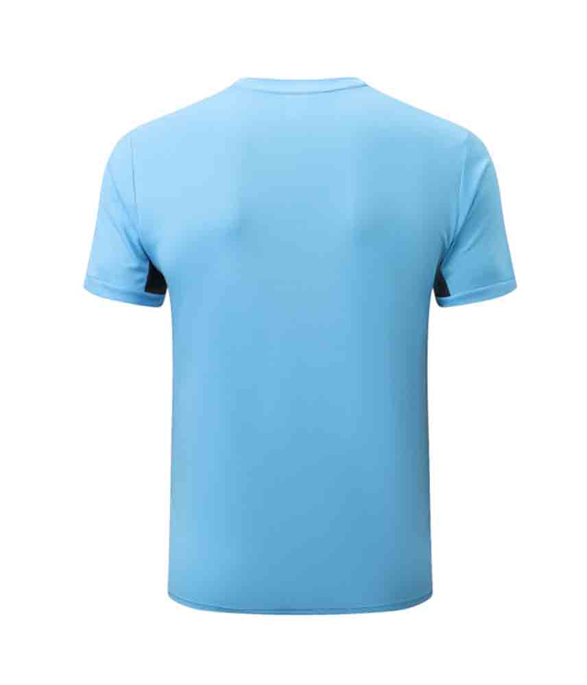 camiseta entrenamiento nike 2023 azul de espaldas barata