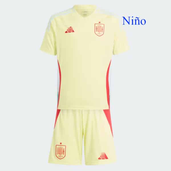 camiseta españa niño visitante 2024