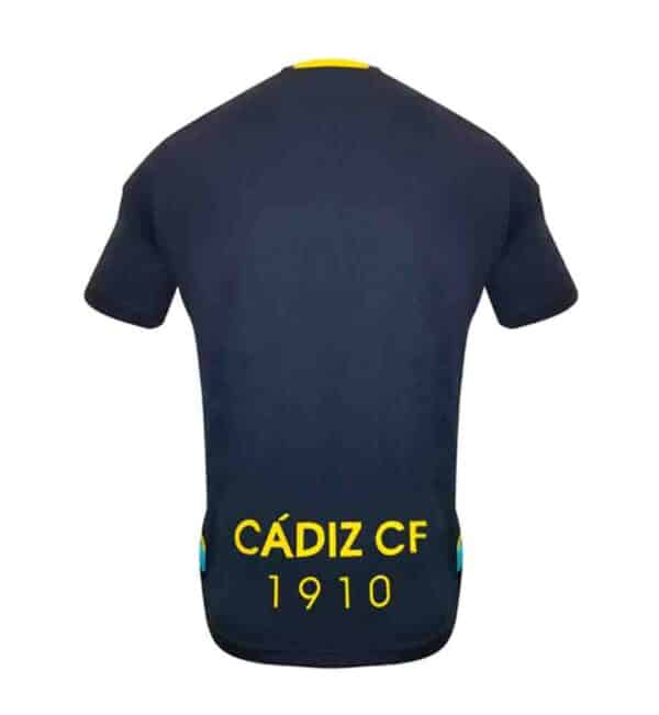 camiseta entrenamiento cadiz 2023 azul de espaldas barata