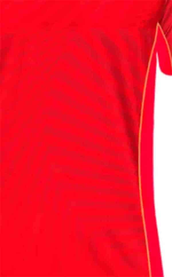 camiseta entrenamiento sevilla 2023 rojo frontal detalles barata