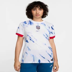 camiseta mujer noruega visitante 2024